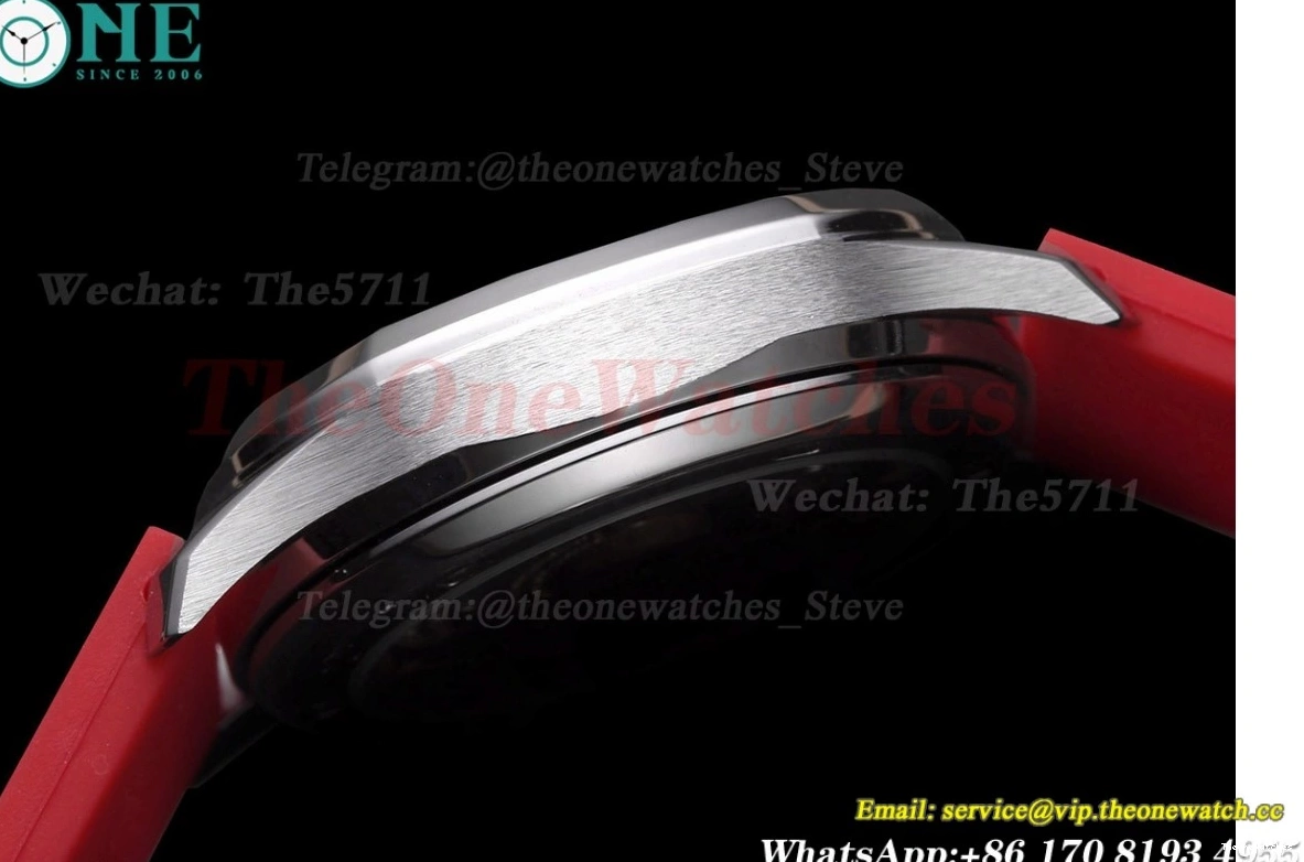 TWF Diamond Red RU Ladies SS Aquanaut 35mm A324 Bezel 0410